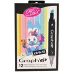 GRAPH'IT Set of 12 markers - Soft colours