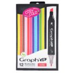 GRAPH'IT Set of 12 markers - Classic colours