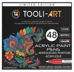 TOOLI Marqueur Acrylique Coffret 48 couleurs EF 07mm