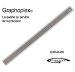 Réglet acier épais - ép = 1mm - l = 24mm - L = 50cm