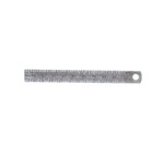 Steel double-sided flexible ruler - 0,5mm thick - 13mm - 10cm