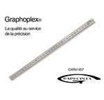 Steel double-sided flexible ruler - 0,5mm thick - 13mm - 30cm