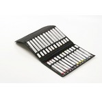 Empty storage wallet for 24 alcohol-based markers - for easels