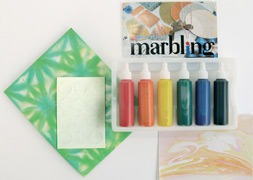 Marbling & aquarelle