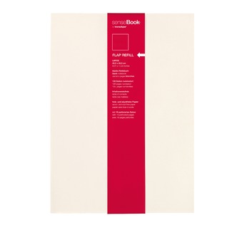 SenseBook Flap Recharge A4 blanc