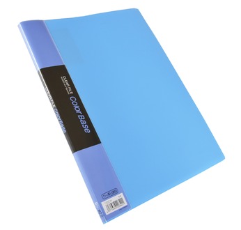 CLEAR FILE colour BASE A4 BLEU, 10 pochettes