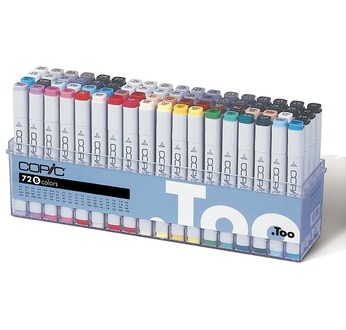 Set COPIC MARKER B - 72 couleurs