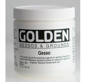 Golden 236 Ml Gesso Acrylique Pot De 236 Ml Oz International