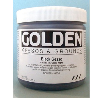 GOLDEN 236 ml Black Gesso