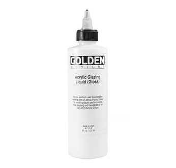 Acrylic Glazing liquid (gloss) - Médium glacis et décoration (brillant) 236 ml