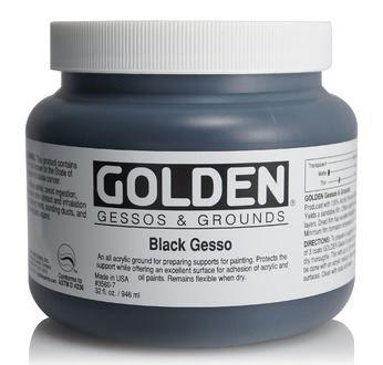 Black Gesso GOLDEN 946 ml