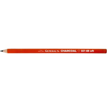 Ens. de 4 Crayons fusain avec aiguise crayon NB 705-S4 Nobel