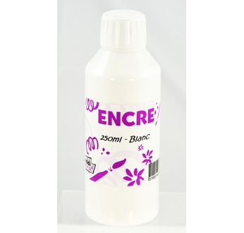 Drawing ink bottle 250 ml - White