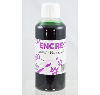 ENCRE à Dessiner VERT CLAIR 250 ml