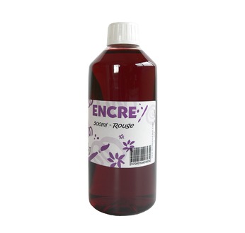 ENCRE à Dessiner ROUGE 500 ml V