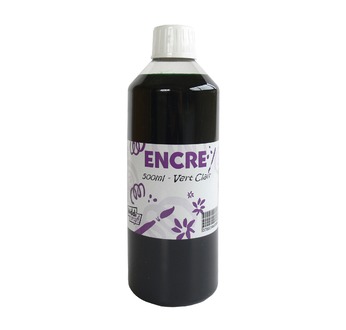 ENCRE à Dessiner VERT CLAIR 500 ml