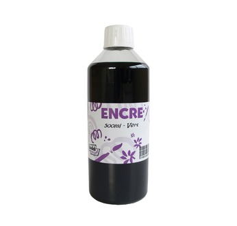 ENCRE à Dessiner Vert 500 ml = EMERAUDE