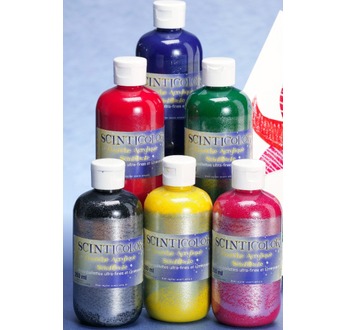 Lot 6 Gouaches SCINTIcolour 250 ml - Set BASIQUE