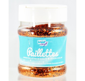 GRAND POT Paillettes  150 gr CUIVRE salière