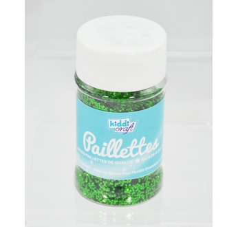 Pot salière de 60 gr de Paillettes  VERT