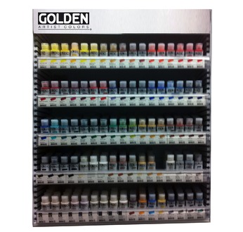 GOLDEN FLUIDS 85 colour display (x3 30ml slots)