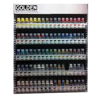 Prst FLUIDS 85 clrs - GOLDEN FLUIDS 85 colour display (x3 30ml slots)