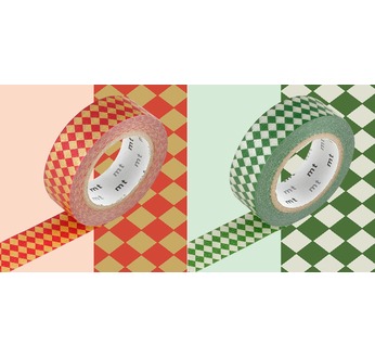 argyle / red x green