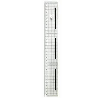 30cm Ruler Square with cutting steal edge and proof skids, 3mm thick