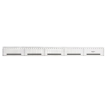 50cm Ruler Square with cutting steal edge and proof skids, 3mm thick