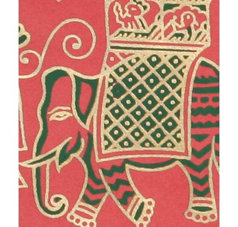 Papertree 58x91 DECORA Fiori Red/Cinnamon