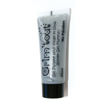 Gel pailleté GRIMTOUT Visage hose 25ml ARGENT - VRAC