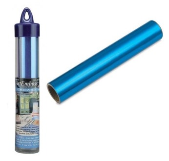 Feuille Alu. teinté Bleu 1,5 m