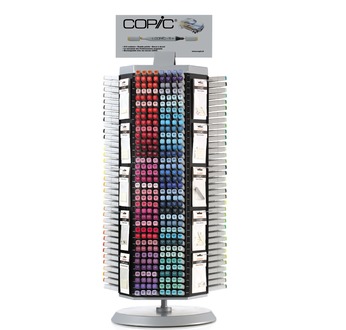 Presentoir Vide 214 couleurs COPIC