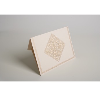 PAPERTREE TAJ Enveloppe kdo (A5) Beige poudré