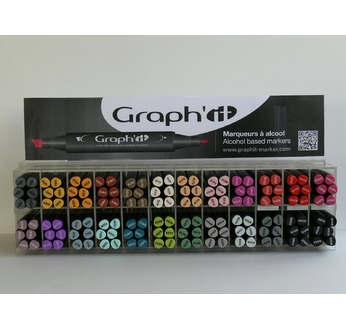 Mural display contains 24 colours x 6 GRAPH'IT markers