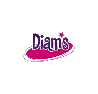 DIAMS 3D lot de 4 flacons 100ml assortis - Pailletés