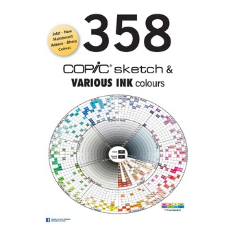 358 COPIC colours A4 brochure