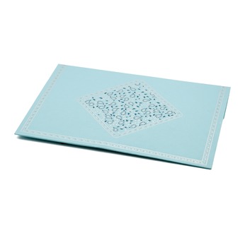 PAPERTREE TAJ Enveloppe kdo (A5)-Aqua