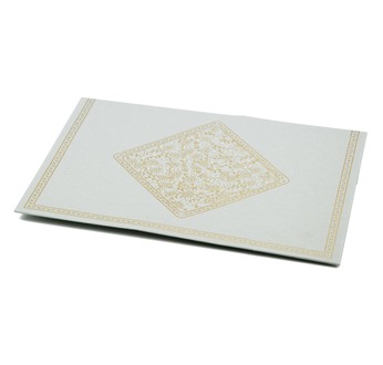 PAPERTREE TAJ Enveloppe kdo (A5)-Gris perle