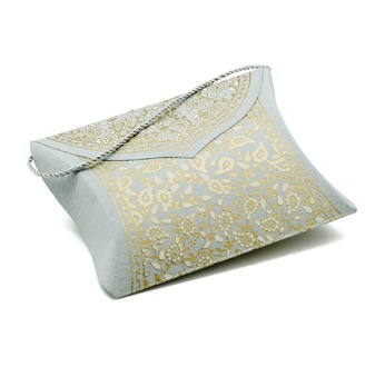 Papertree TAJ "Chic" Pillow Pouch 15x10,5 Plum - set of 2