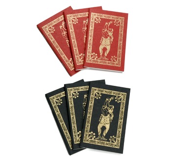 PAPERTREE APSARA Carnet de poche 9 x 14 cm-Lot de 6 assortis