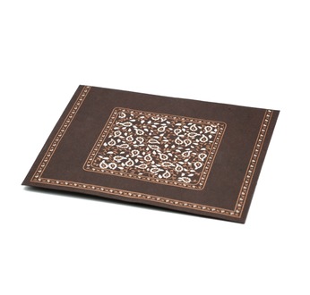 PAPERTREE TAJ Enveloppe kdo 18*15 (CD)-Choco