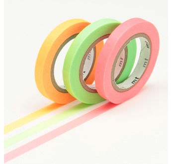 MT SLIM Set de 3 mt slim unis 6mm I (FLUO)