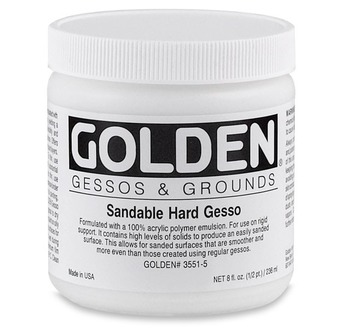 GOLDEN 236 ml Sandable Hard Gesso