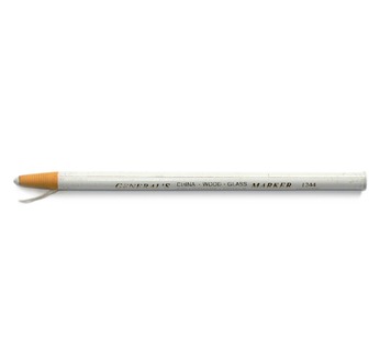 Crayon effeuillable pour porcelaine blanc