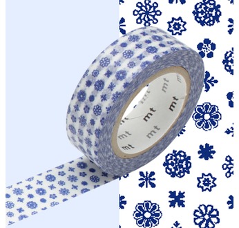 MT EX Motif Liberty fleurs bleues