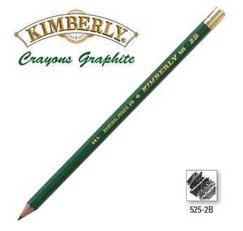 Crayon Graphite Kimberly 2B - embout métal