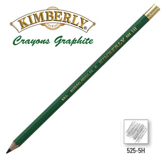 Crayon Graphite Kimberly 5H - embout métal