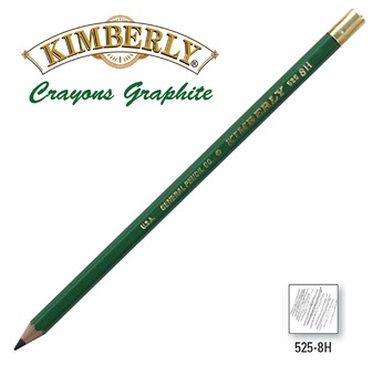 Crayon Graphite Kimberly 8H - embout métal