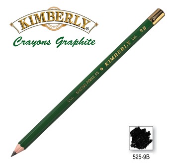 Crayon Graphite Kimberly 9B - embout métal